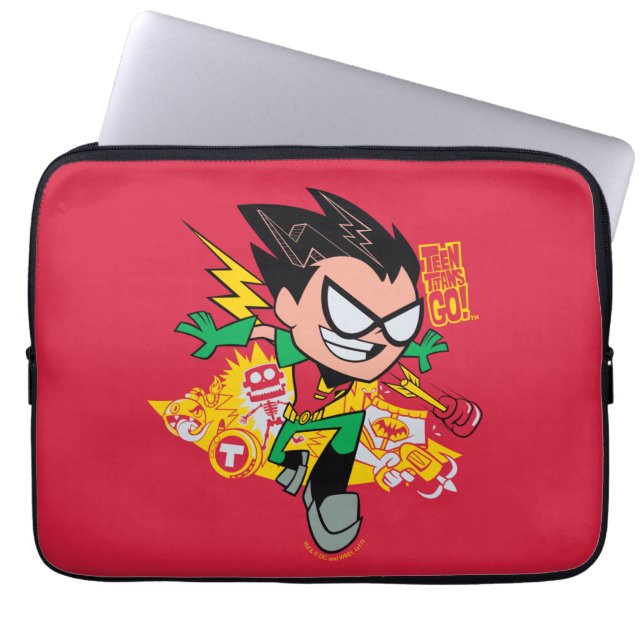 Tonåring Titans Go! | Robin's Arsenal Graphic Laptop Fodral (Framsidan)