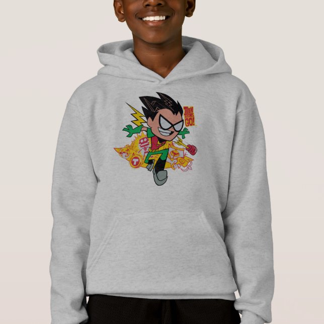 Tonåring Titans Go! | Robin's Arsenal Graphic T-shirt (Framsida)