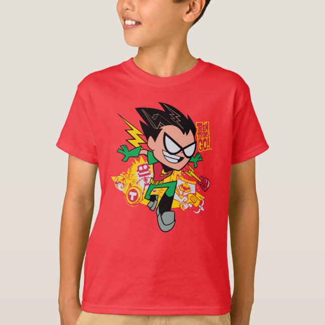Tonåring Titans Go! | Robin's Arsenal Graphic Tröja (Framsida)