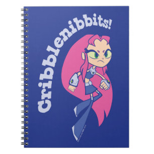 Tonåring Titans Go!   Starfire "Cribblenibbits!" Anteckningsbok Med Spiral