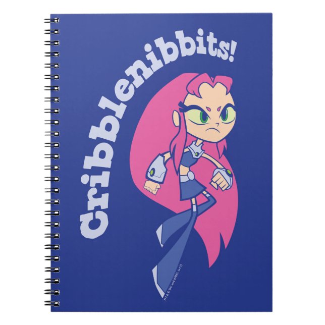 Tonåring Titans Go! | Starfire "Cribblenibbits!" Anteckningsbok Med Spiral (Framsidan)