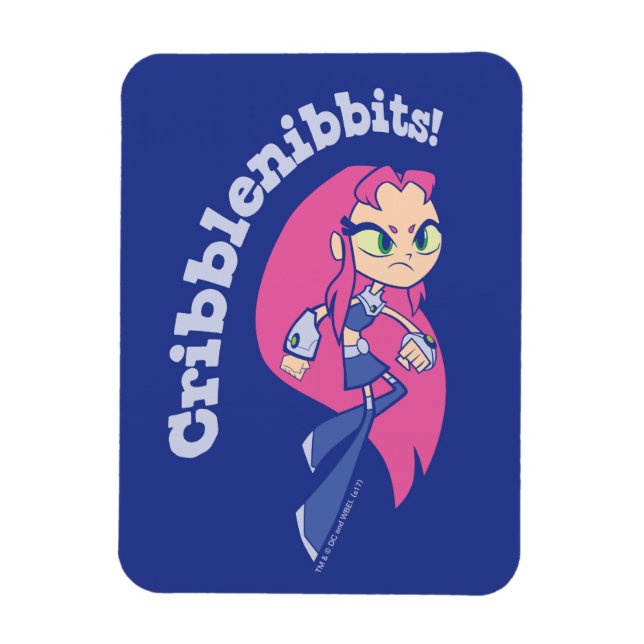 Tonåring Titans Go! | Starfire "Cribblenibbits!" Magnet (Vertikal)