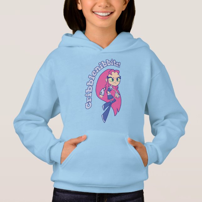 Tonåring Titans Go! | Starfire "Cribblenibbits!" Tee Shirt (Framsida)
