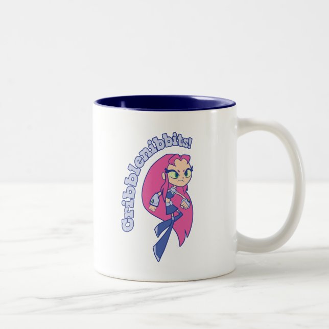 Tonåring Titans Go! | Starfire "Cribblenibbits!" Två-Tonad Mugg (Höger)