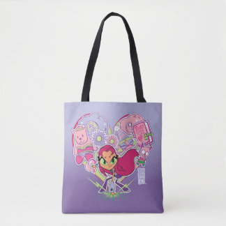 Tonåring Titans Go! | Starfire Heart Slå Graphic Tygkasse