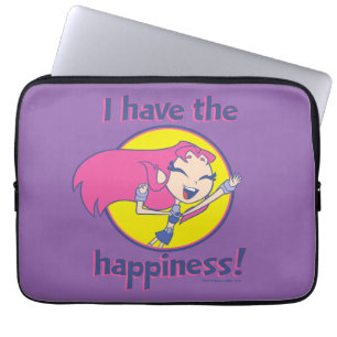 Tonåring Titans Go! Starfire "Jag har glädjen" Laptop Sleeve
