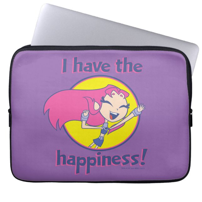Tonåring Titans Go! | Starfire "Jag har glädjen" Laptop Sleeve (Framsidan)