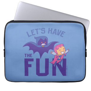 Tonåring Titans Go! Starfire & Raven "have the R Laptop Sleeve