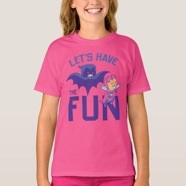 Tonåring Titans Go! | Starfire & Raven "have the R Tee (Framsida)