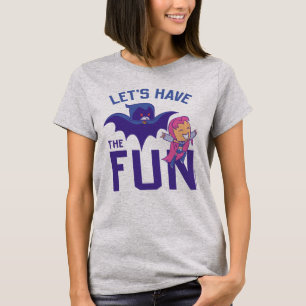 Tonåring Titans Go!   Starfire & Raven "have the R Tee Shirt