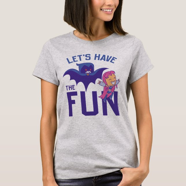 Tonåring Titans Go! | Starfire & Raven "have the R Tee Shirt (Framsida)