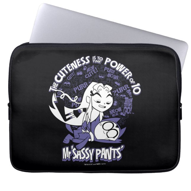 Tonåring Titans Go! | Starfire & Sassy Byxor Laptop Sleeve (Framsidan)