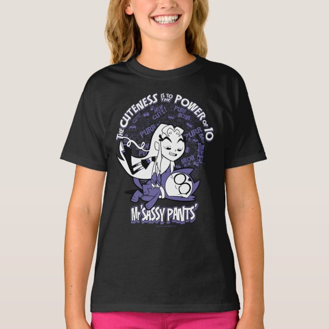 Tonåring Titans Go! | Starfire & Sassy Byxor Tee (Framsida)