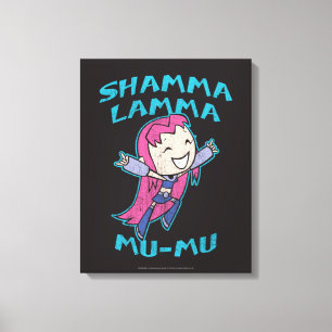 Tonåring Titans Go!   Starfire ’Shamma Lamma Mu-Mu Canvastryck