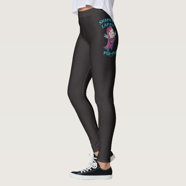 Tonåring Titans Go! | Starfire ’Shamma Lamma Mu-Mu Leggings (Vänster)