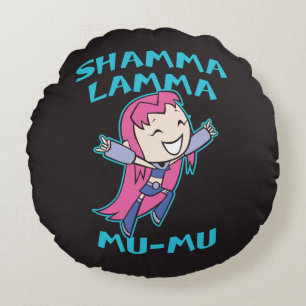 Tonåring Titans Go!   Starfire ’Shamma Lamma Mu-Mu Rund Kudde
