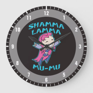 Tonåring Titans Go!   Starfire ’Shamma Lamma Mu-Mu Stor Klocka