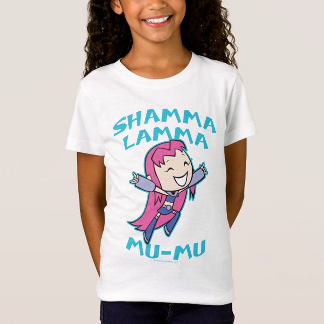 Tonåring Titans Go! | Starfire ’Shamma Lamma Mu-Mu T Shirt (Framsida)