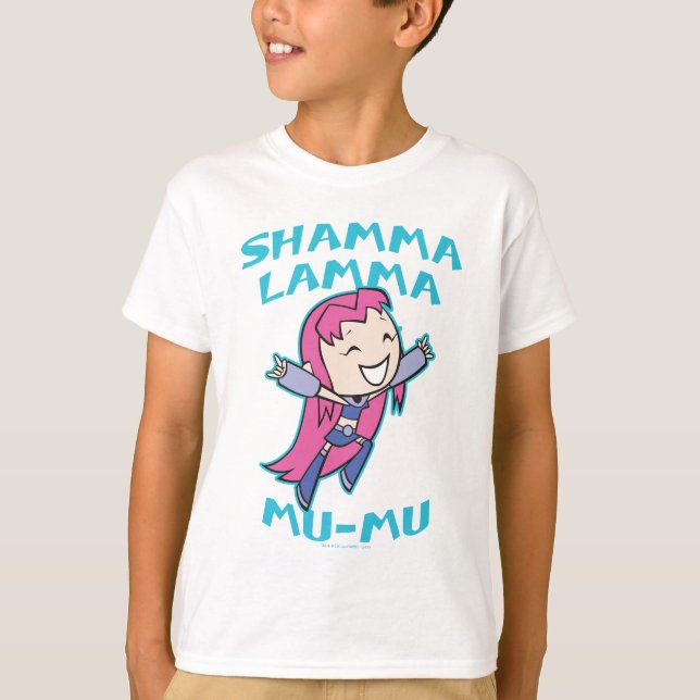 Tonåring Titans Go! | Starfire ’Shamma Lamma Mu-Mu Tee Shirt (Framsida)