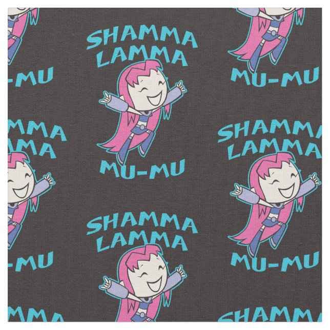 Tonåring Titans Go! | Starfire ’Shamma Lamma Mu-Mu Tyg (Närbild)