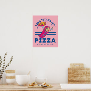 Tonåring Titans Go! Starfire ’Truth Justice Pizza’ Poster