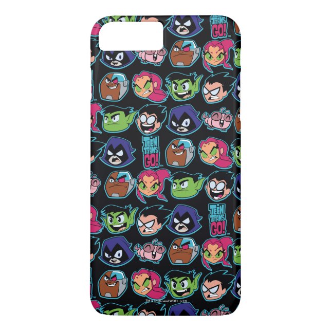 Tonåring Titans Go! | Titans Head Mönster Case-Mate iPhone Skal (Baksida)