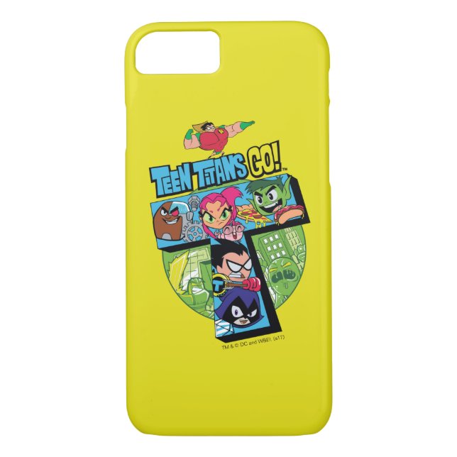 Tonåring Titans Go! | Titans Torn Collage Case-Mate iPhone Skal (Baksida)