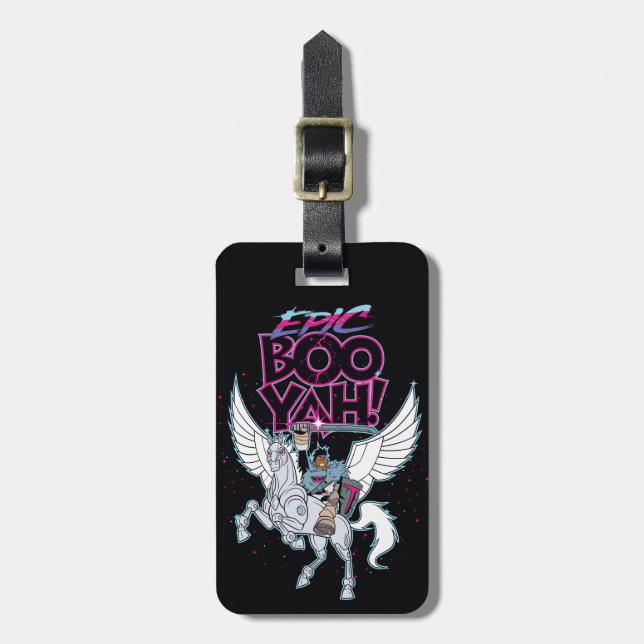 Tonåring Titans Go! | Warrior Cyborg Riding Pegasu Bagagebricka (Vertikal Framsida)