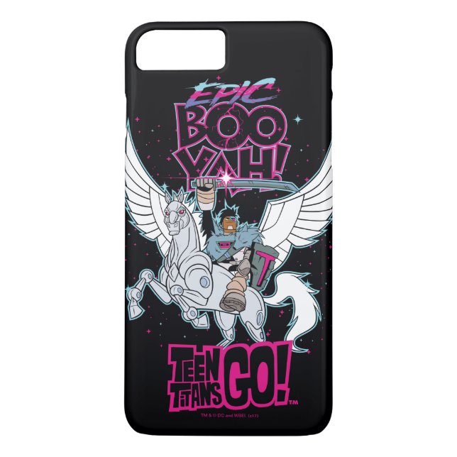 Tonåring Titans Go! | Warrior Cyborg Riding Pegasu Case-Mate iPhone Skal (Baksida)
