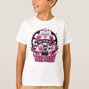 Tonåring Titans Go!   "We Ride" Retro Moto Graphic Tee Shirt