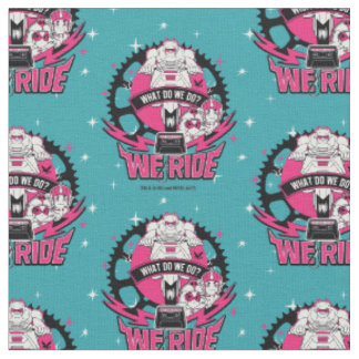 Tonåring Titans Go! | "We Ride" Retro Moto Graphic Tyg