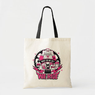 Tonåring Titans Go!   "We Ride" Retro Moto Graphic Tygkasse