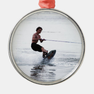 Tonåring Wakeboarderprydnaden Julgransprydnad Metall