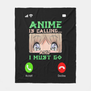 Tonåringar Anime Merch Boys Manar Girls Anime ring Fleecefilt