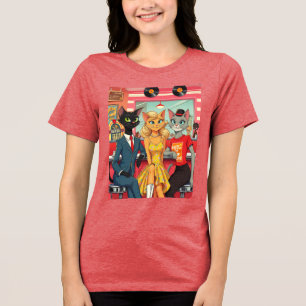 Tonåringar i mitten av århundradet i en Middag T Shirt