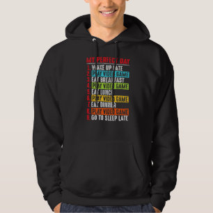 Tonåringarna Min Perfekt Day Funny Gamer Video Gam Hoodie