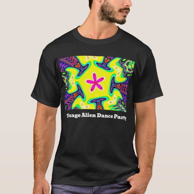 Tonåringarnas utomjordingdansfest t shirt (Framsida)