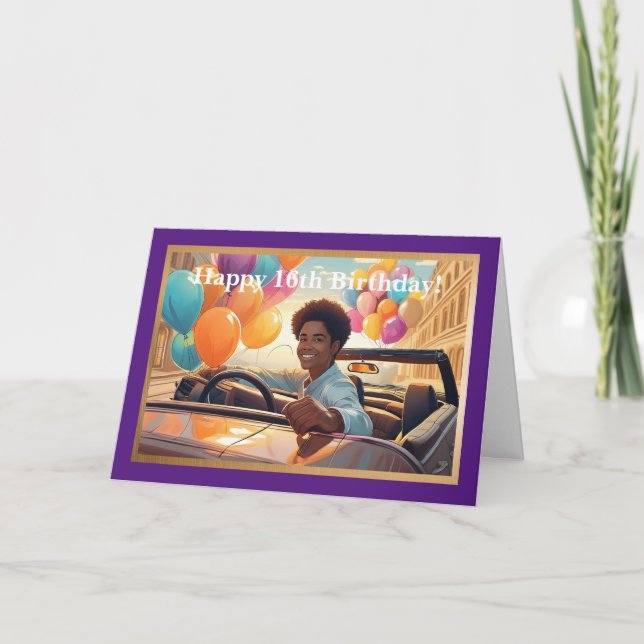 Tonåringars sextonde födelsedag, 5-tums x 7-tums m kort (Framsida)