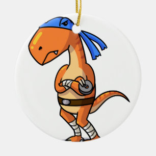 Tonårs- mutantninjarovfågel! julgransprydnad keramik