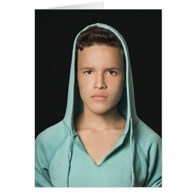 Tonårs- romanskt sarkastiskt kort (Framsidan)