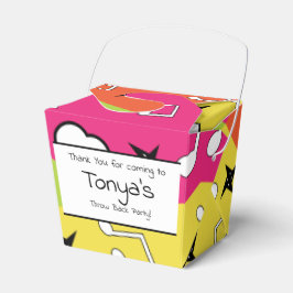 Tonårsfödelsedag 80-tal 90-tal Neon Musik Gåva Box Presentaskar