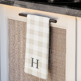 Tonårsjordbruk, monogram kökshandduk