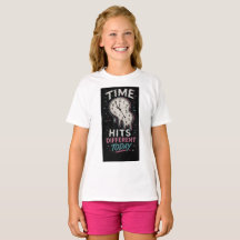 Tonårstjej Födelsedags T-Shirt -Tiden slår annorlu