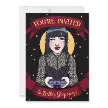 Tonårstjej Gothic Gamer Svart Röd Pyjamasparty