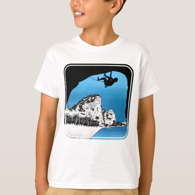 Tonasi Railei Beach Sten klättring T Shirt (Framsida)