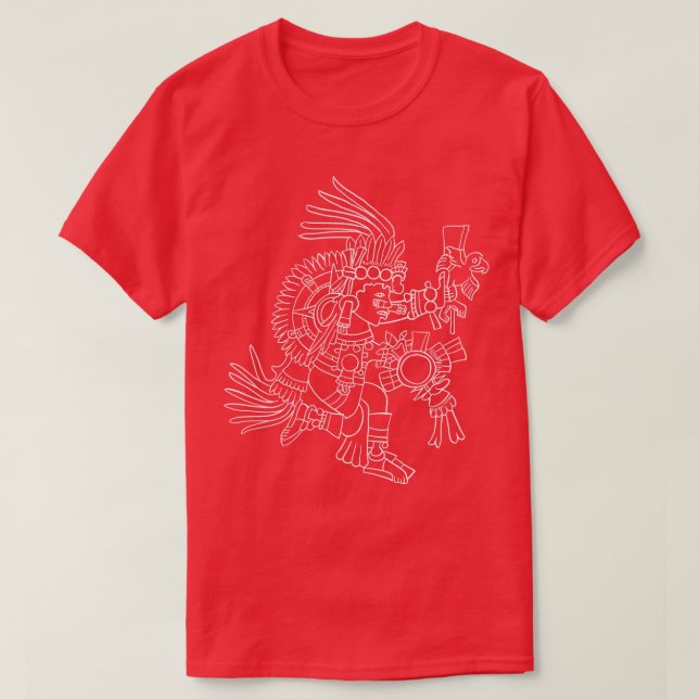 Tonatiuh Aztec sol gudom T Shirt (Design framsida)