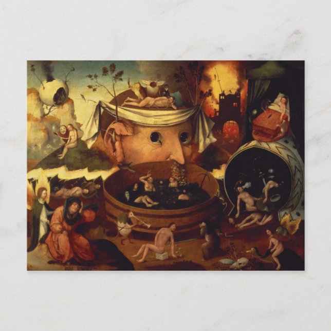 Tondals vision av Hieronymous Bosch Vykort (Framsida)