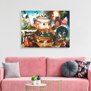 Tondals vision   Hieronymus Bosch   Canvastryck