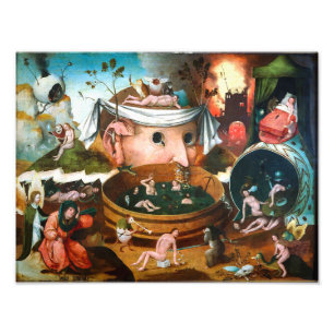 Tondals vision   Hieronymus Bosch   Fototryck