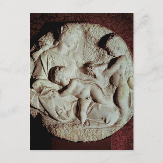 Tondo Taddei-cirkulär sten Vykort (Framsida)